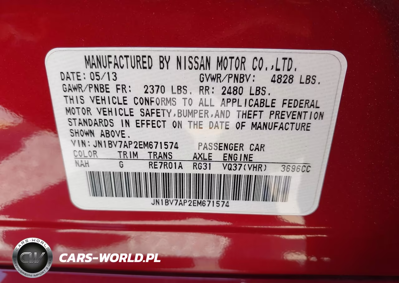 2014 Infiniti Q50 Premium VIN:JN1BV7AP2EM671574 - 9