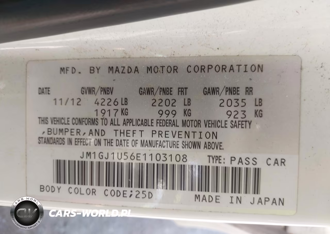 2014 Mazda Mazda6 I Sport VIN:JM1GJ1U56E1103108 - 9