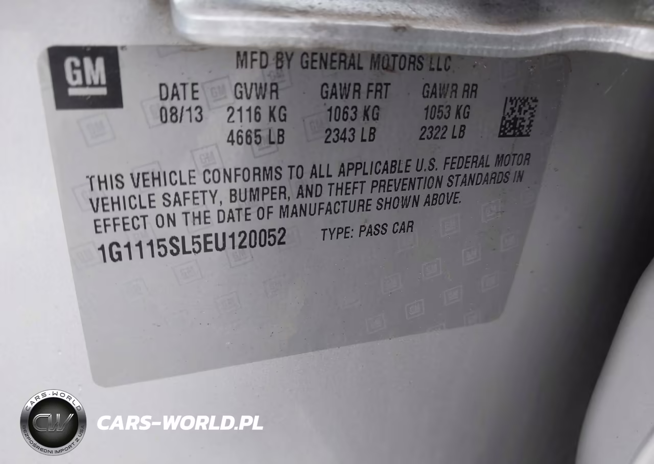 2014 Chevrolet Impala 1Lt VIN:1G1115SL5EU120052 - 9