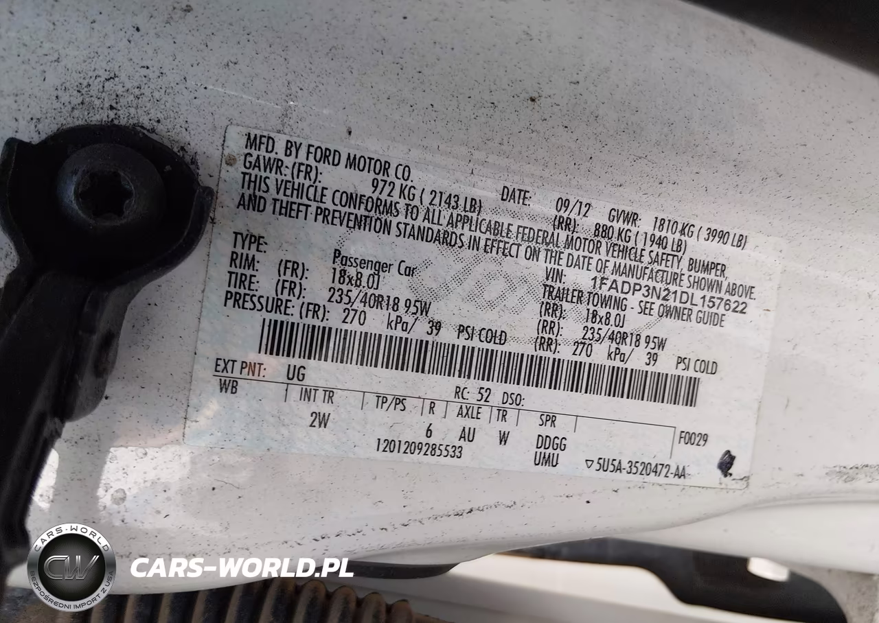 2013 Ford Focus Titanium VIN:1FADP3N21DL157622 - 9