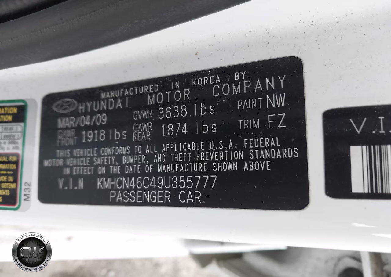 2009 Hyundai Accent Gls VIN:KMHCN46C49U355777 - 9