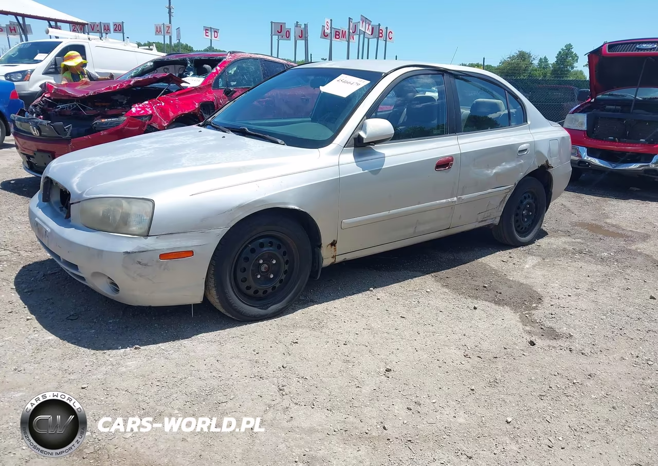 2003 Hyundai Elantra Gls-Gt VIN:KMHDN45D63U535509 - 2