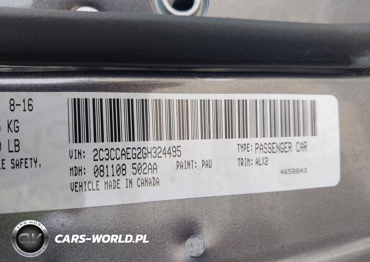 2016 Chrysler 300C VIN:2C3CCAEG2GH324495 - 9