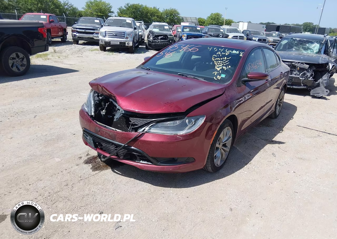 2015 Chrysler 200 S VIN:1C3CCCBB7FN749155 - 2