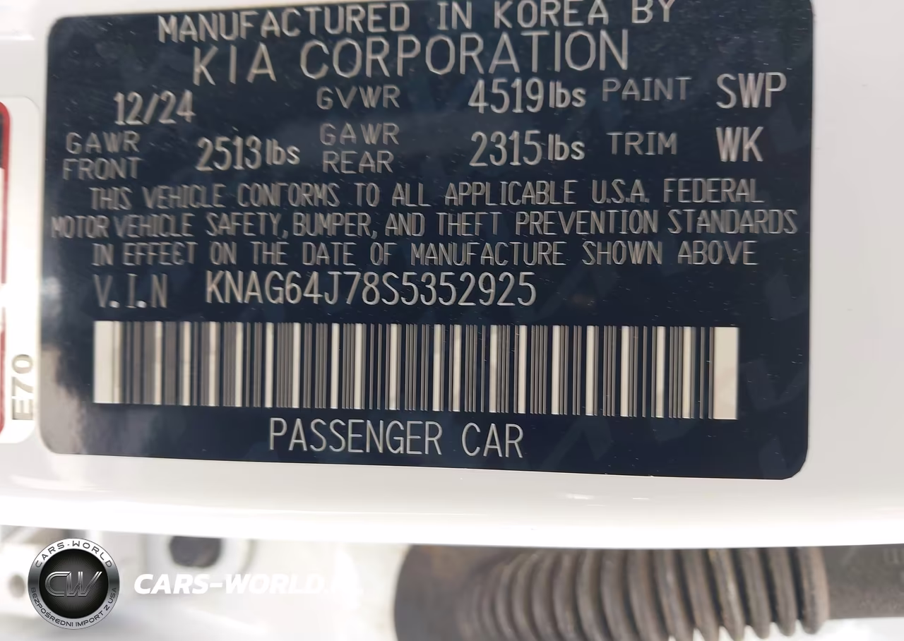 2025 Kia K5 Gt-Line VIN:KNAG64J78S5352925 - 9