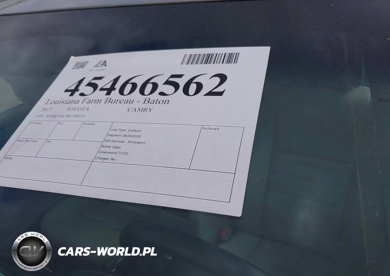 2017 Toyota Camry Xle VIN:4T1BF1FK7HU704153 - 6