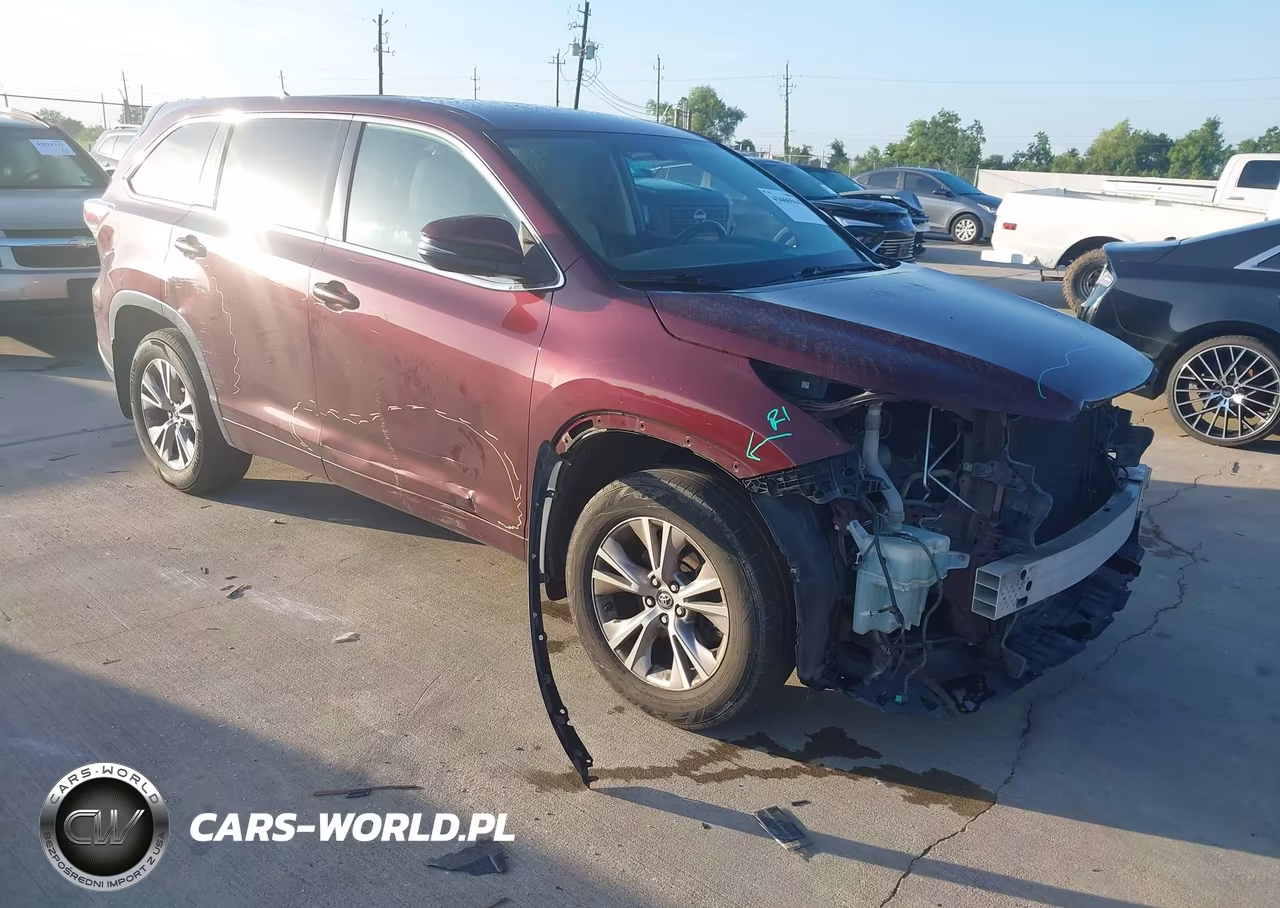 2016 Toyota Highlander Le Plus V6 – zdjęcie 1 z 17