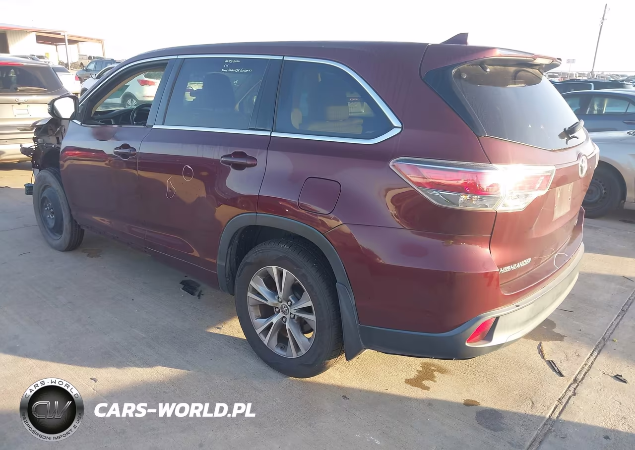 2016 Toyota Highlander Le Plus V6 VIN:5TDBKRFH5GS241449 - 3