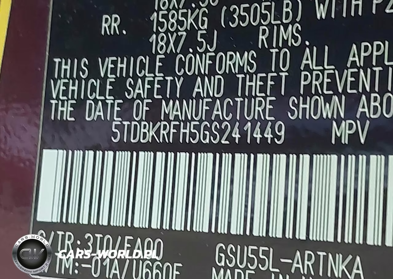 2016 Toyota Highlander Le Plus V6 VIN:5TDBKRFH5GS241449 - 9