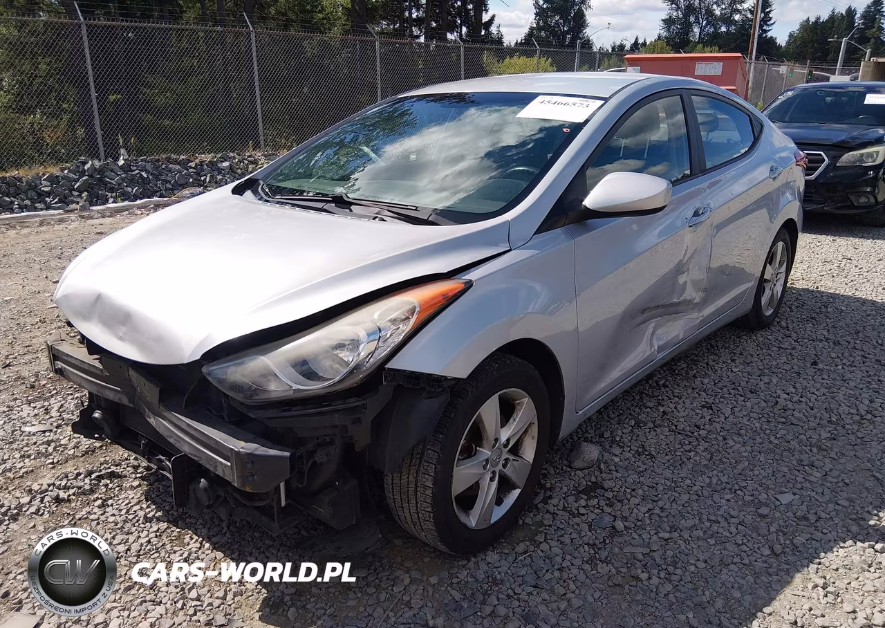 2013 Hyundai Elantra Gls VIN:KMHDH4AE8DU992555 - 2