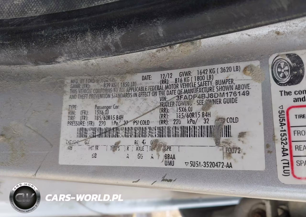 2013 Ford Fiesta Se VIN:3FADP4BJ8DM176149 - 9