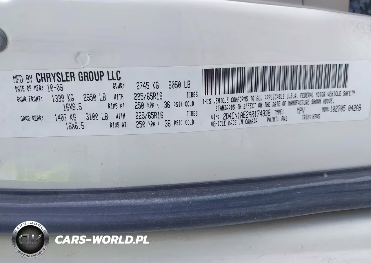 2010 Dodge Grand Caravan C-V VIN:2D4CN1AE2AR174936 - 9