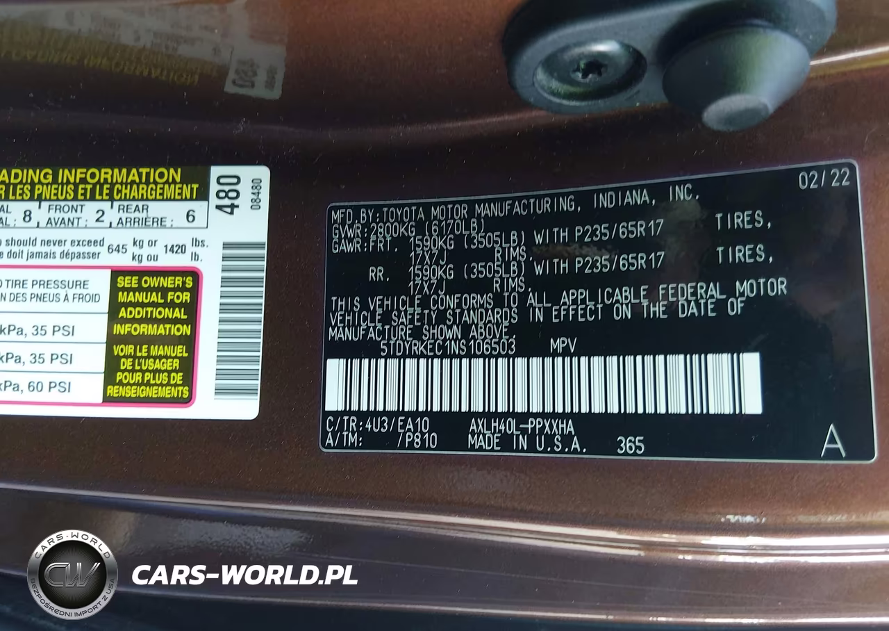 2022 Toyota Sienna Xle VIN:5TDYRKEC1NS106503 - 9