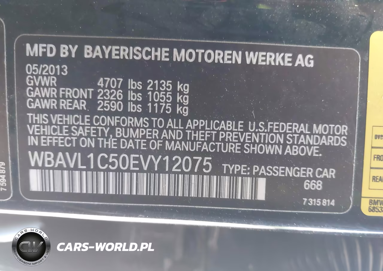 2014 BMW X1 xDrive28I VIN:WBAVL1C50EVY12075 - 9