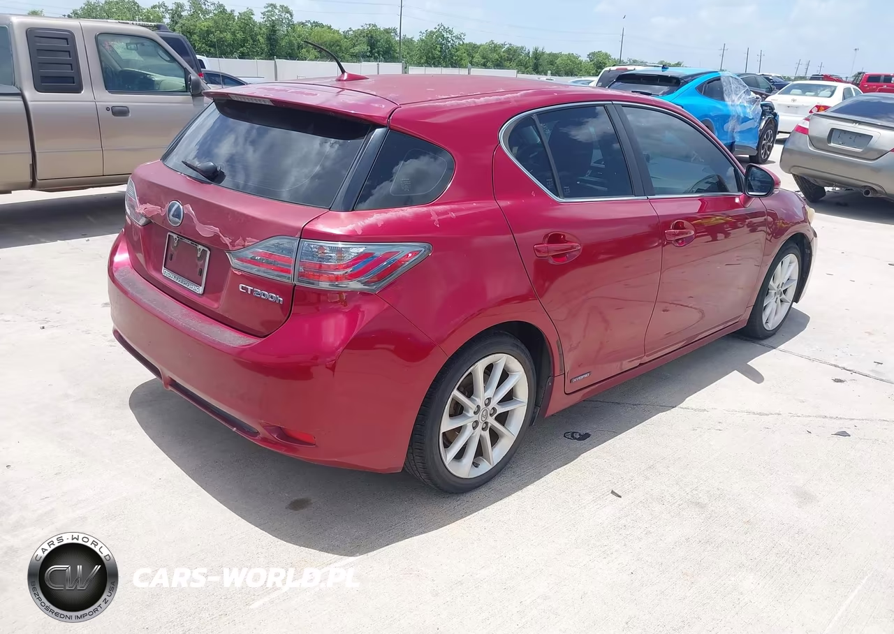 2013 Lexus Ct 200H VIN:JTHKD5BH4D2166446 - 4