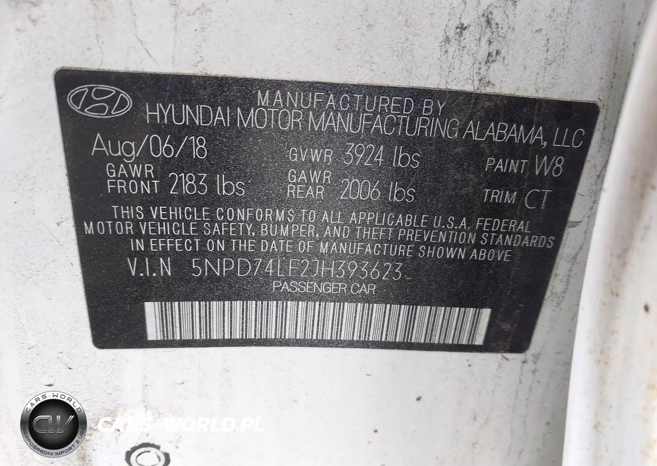 2018 Hyundai Elantra Se VIN:5NPD74LF2JH393623 - 9
