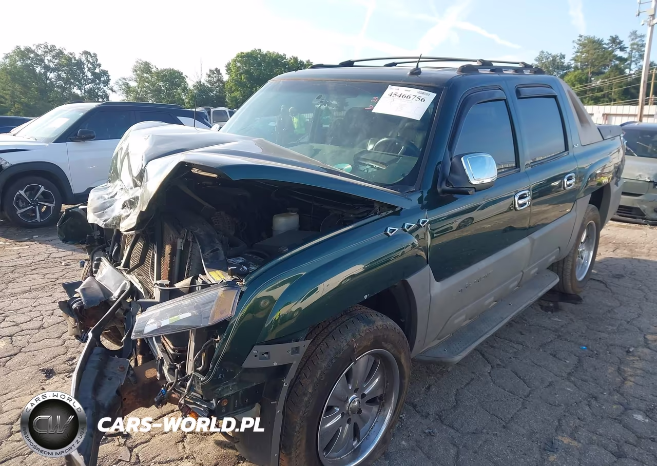 2002 Chevrolet Avalanche 1500 VIN:3GNEK13TX2G356828 - 2