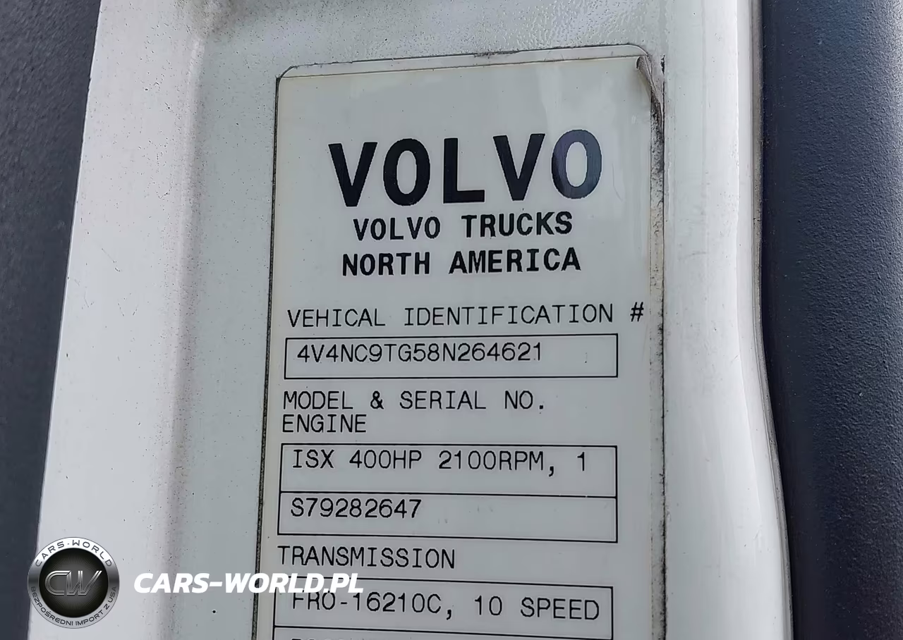 2008 Volvo Vn Vnl VIN:4V4NC9TG58N264621 - 9