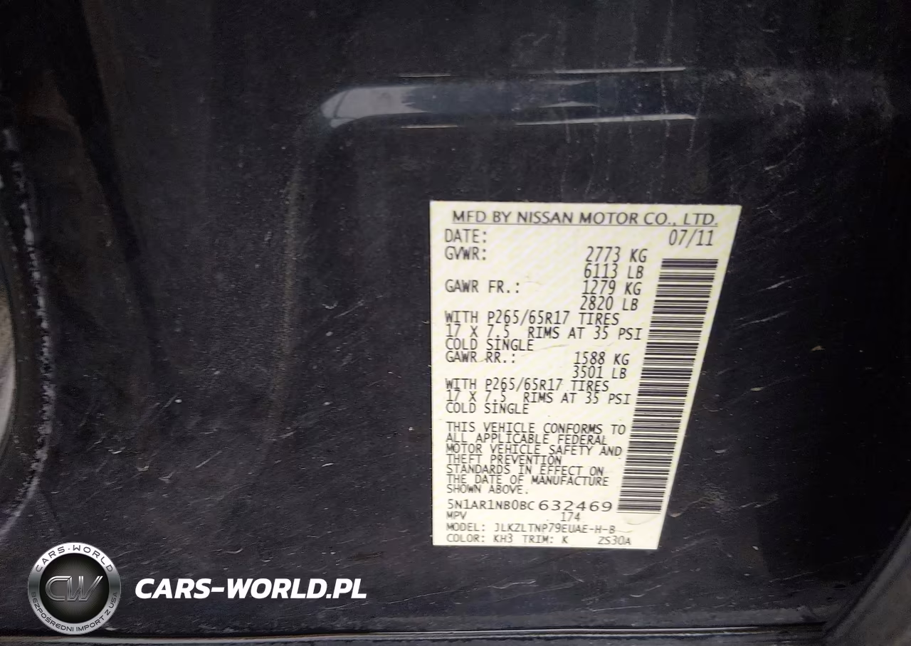 2011 Nissan Pathfinder Silver VIN:5N1AR1NB0BC632469 - 9