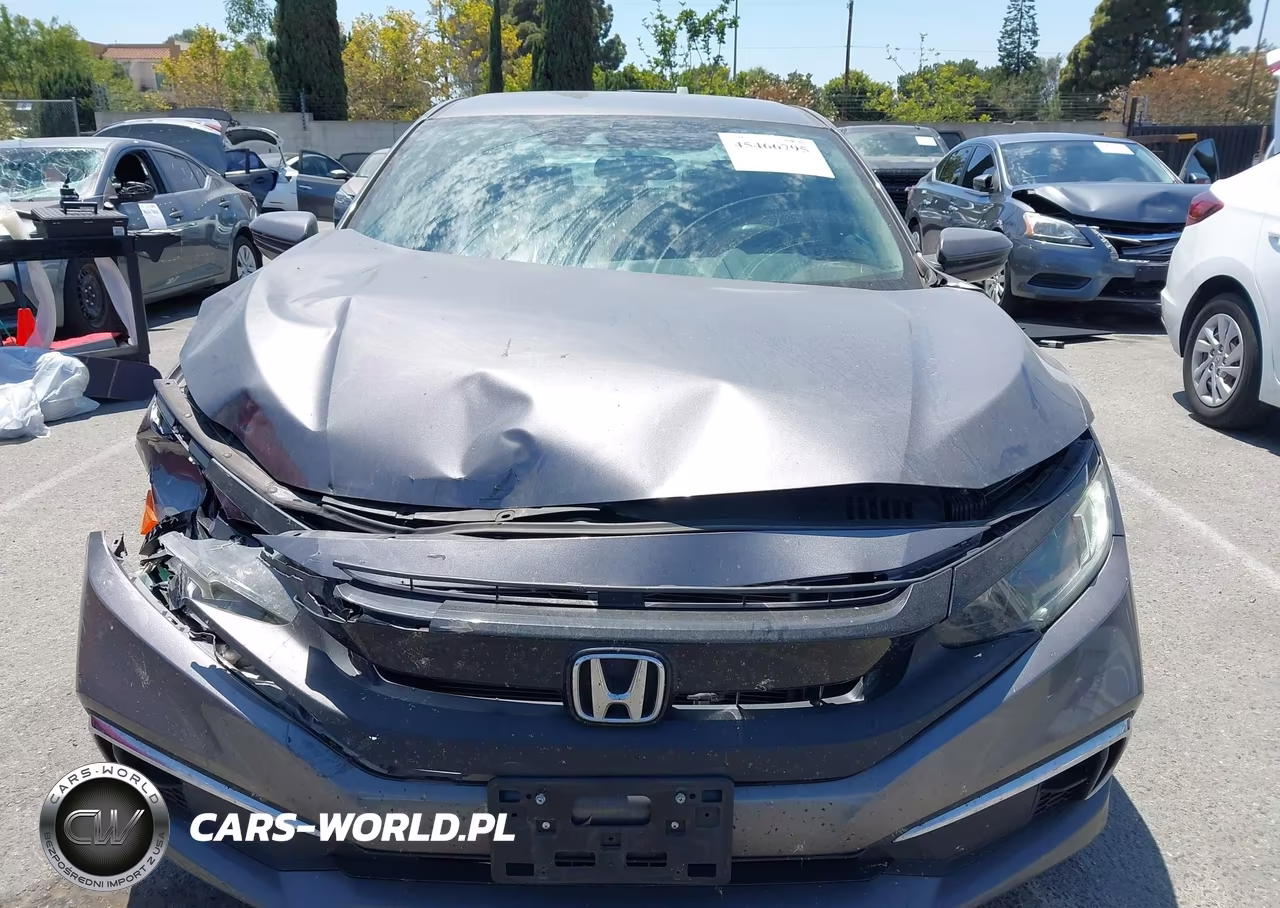 2019 Honda Civic Lx VIN:19XFC2F69KE209076 - 12
