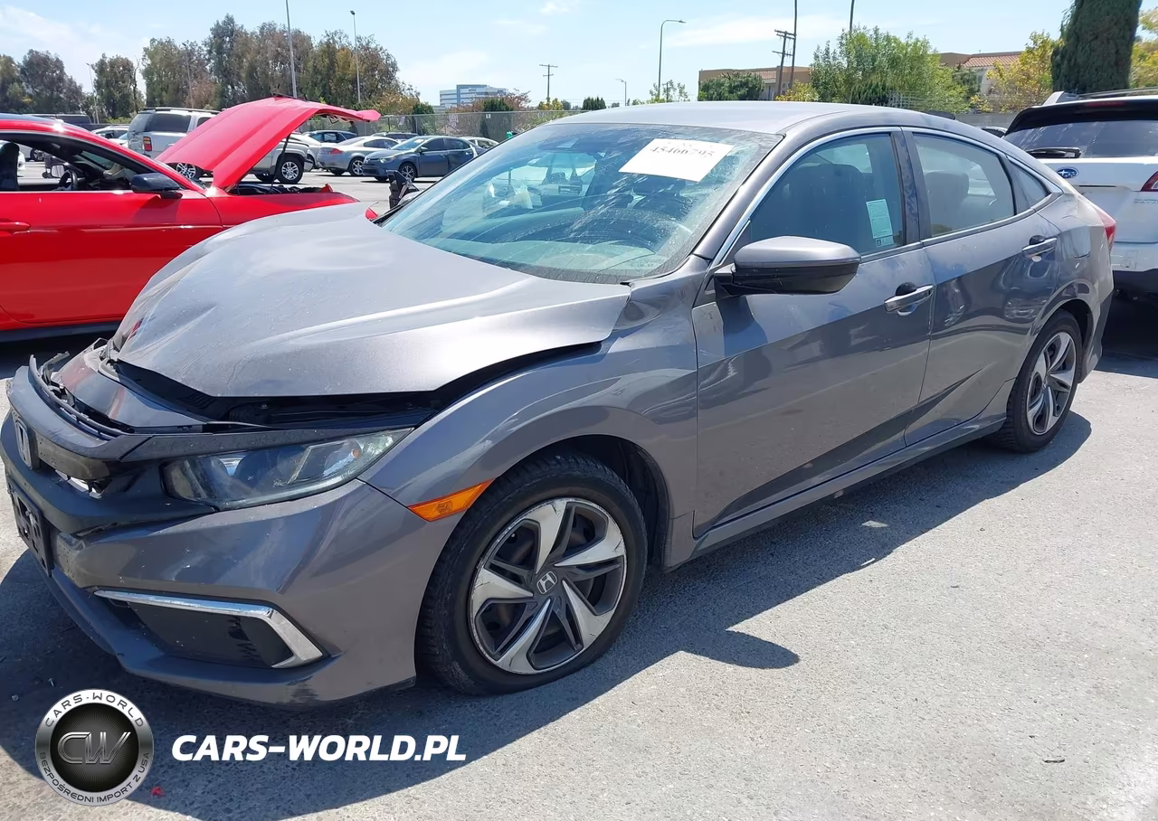 2019 Honda Civic Lx VIN:19XFC2F69KE209076 - 2