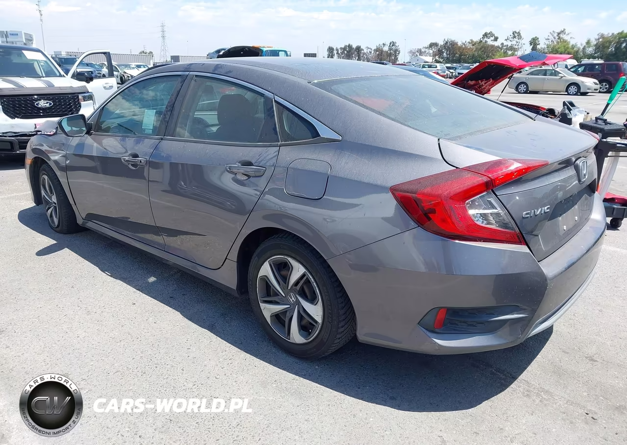 2019 Honda Civic Lx VIN:19XFC2F69KE209076 - 3