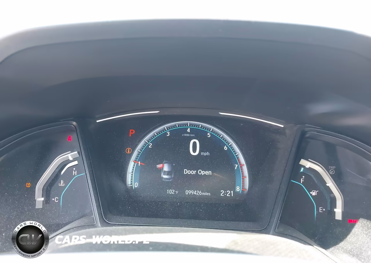 2019 Honda Civic Lx VIN:19XFC2F69KE209076 - 7