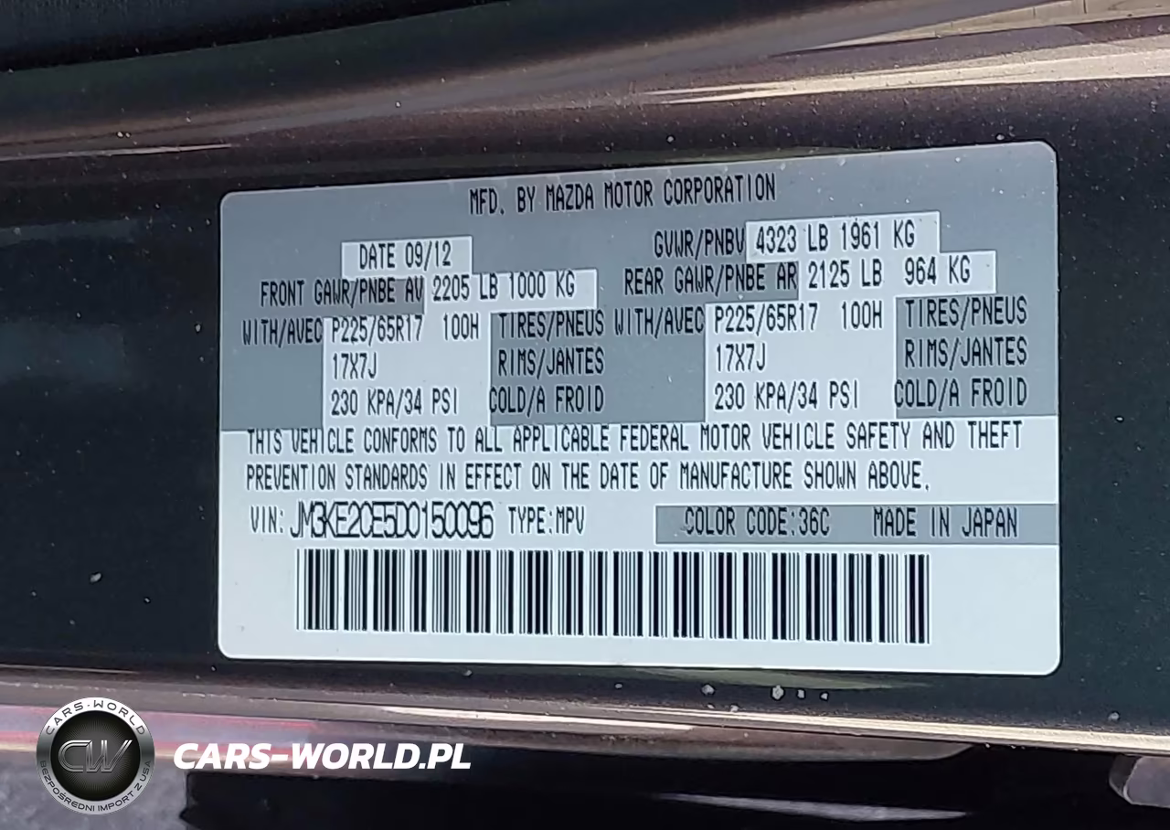 2013 Mazda Cx-5 Touring VIN:JM3KE2CE5D0150096 - 9
