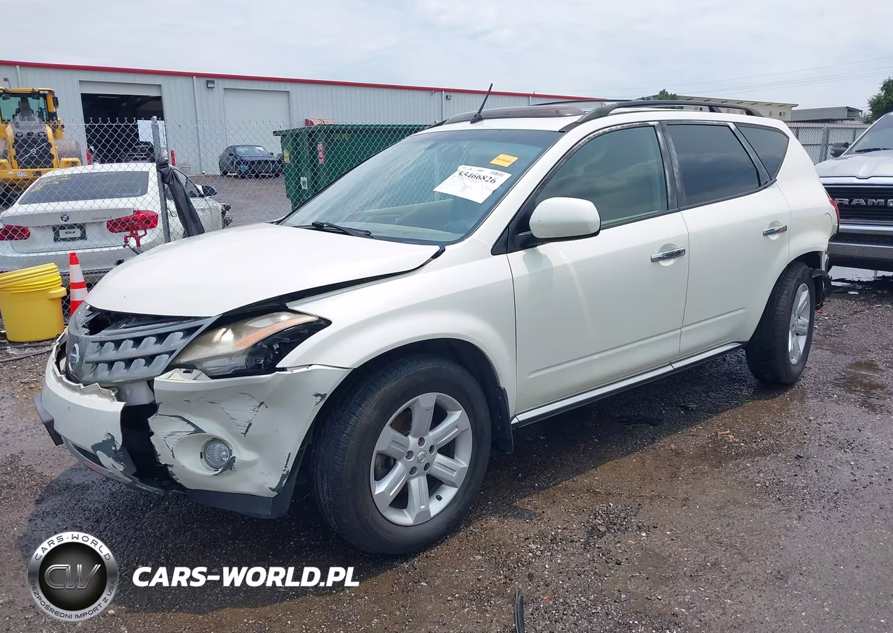 2007 Nissan Murano Sl VIN:JN8AZ08T17W523886 - 2