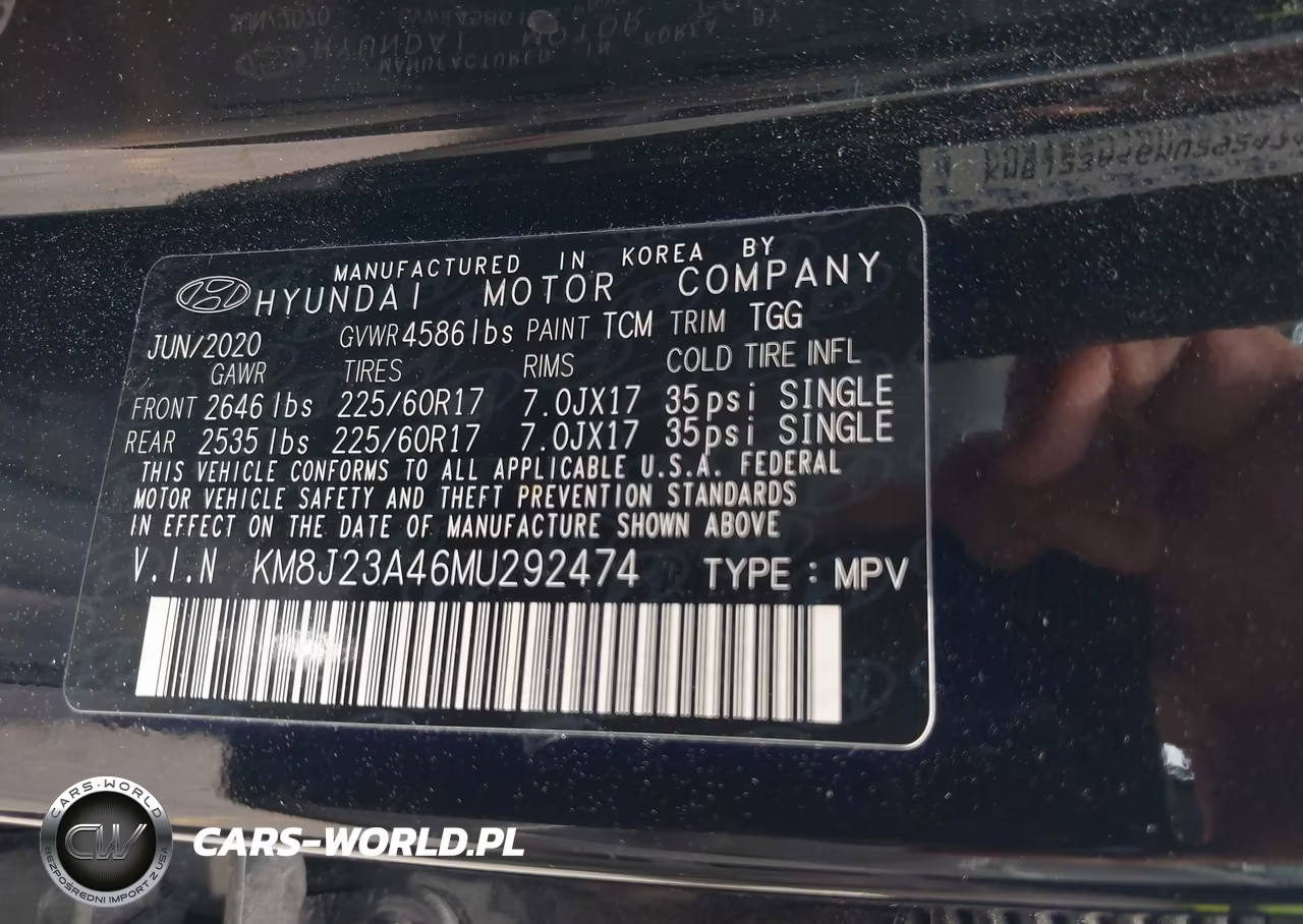 2021 Hyundai Tucson Se VIN:KM8J23A46MU292474 - 9
