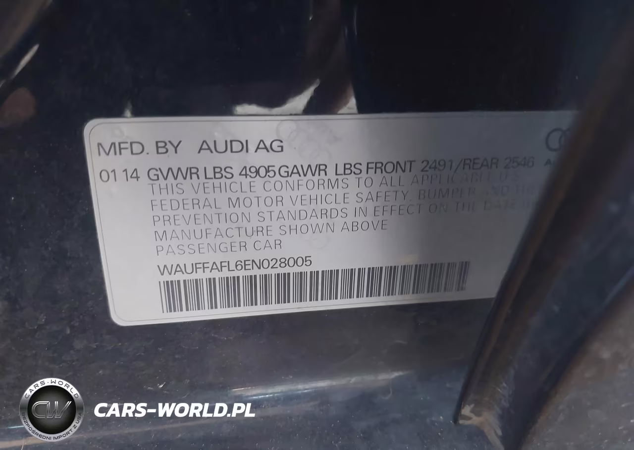 2014 Audi A4 2.0T Premium VIN:WAUFFAFL6EN028005 - 9