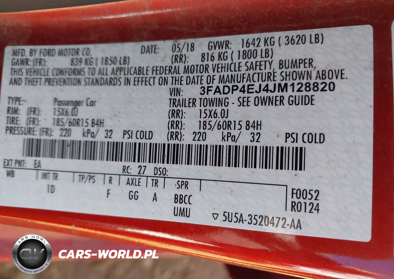 2018 Ford Fiesta Se VIN:3FADP4EJ4JM128820 - 9