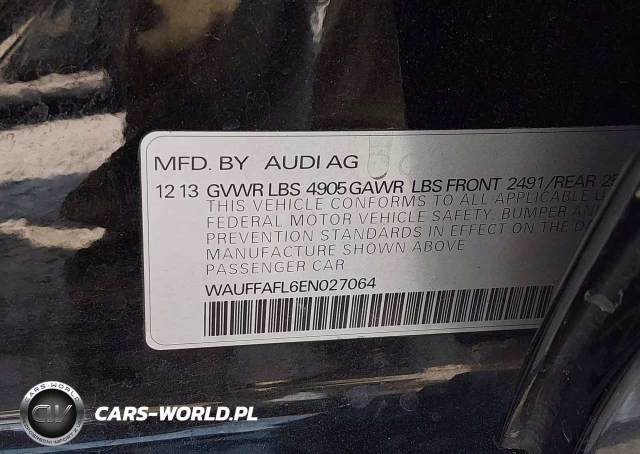 2014 Audi A4 2.0T Premium VIN:WAUFFAFL6EN027064 - 9