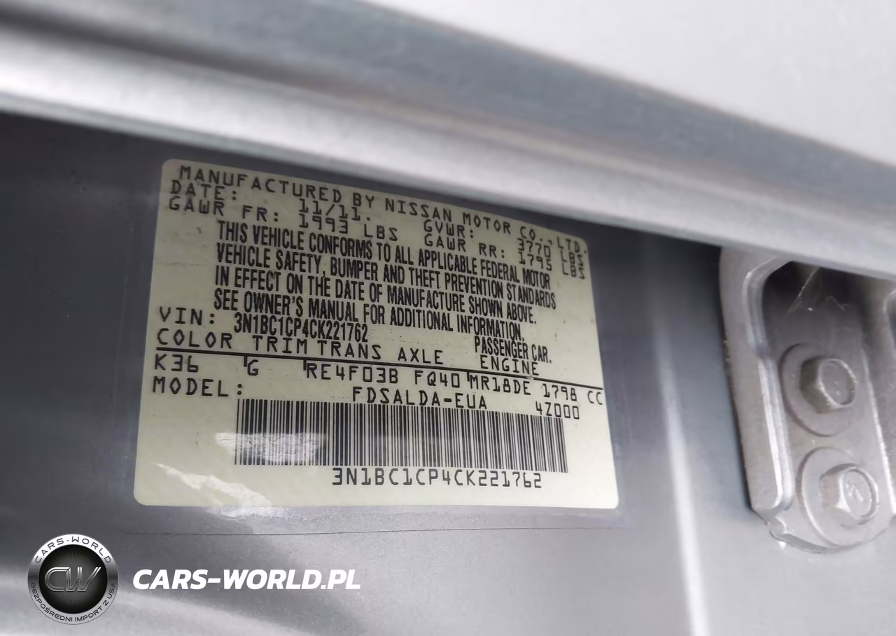 2012 Nissan Versa 1.8 S VIN:3N1BC1CP4CK221762 - 9