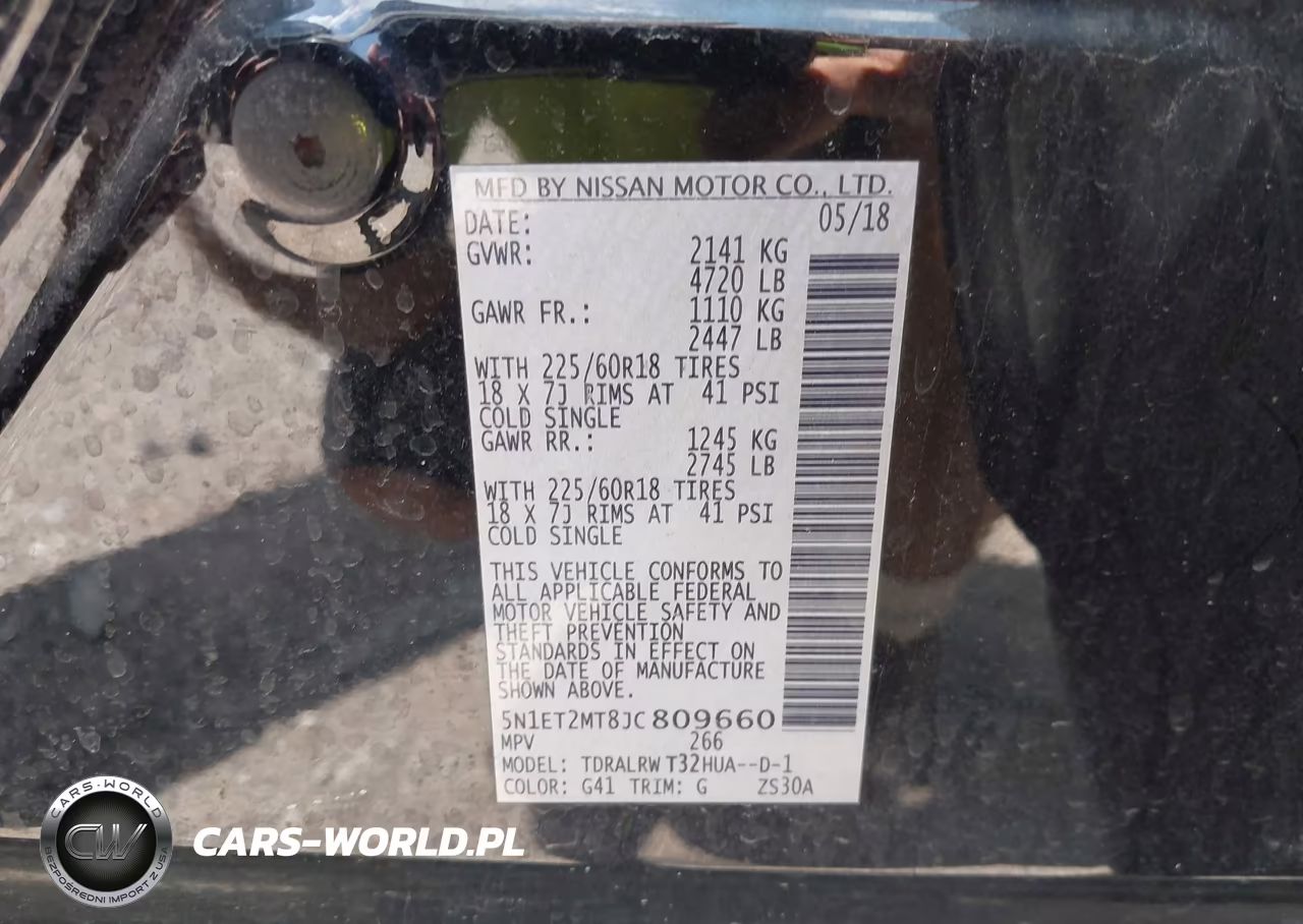 2018 Nissan Rogue Hybrid Sl VIN:5N1ET2MT8JC809660 - 9