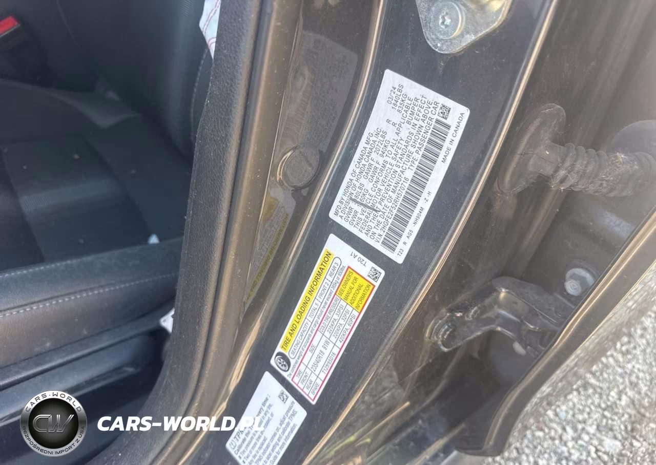 2024 Honda Civic Sport VIN:2HGFE2F52RH570716 - 9
