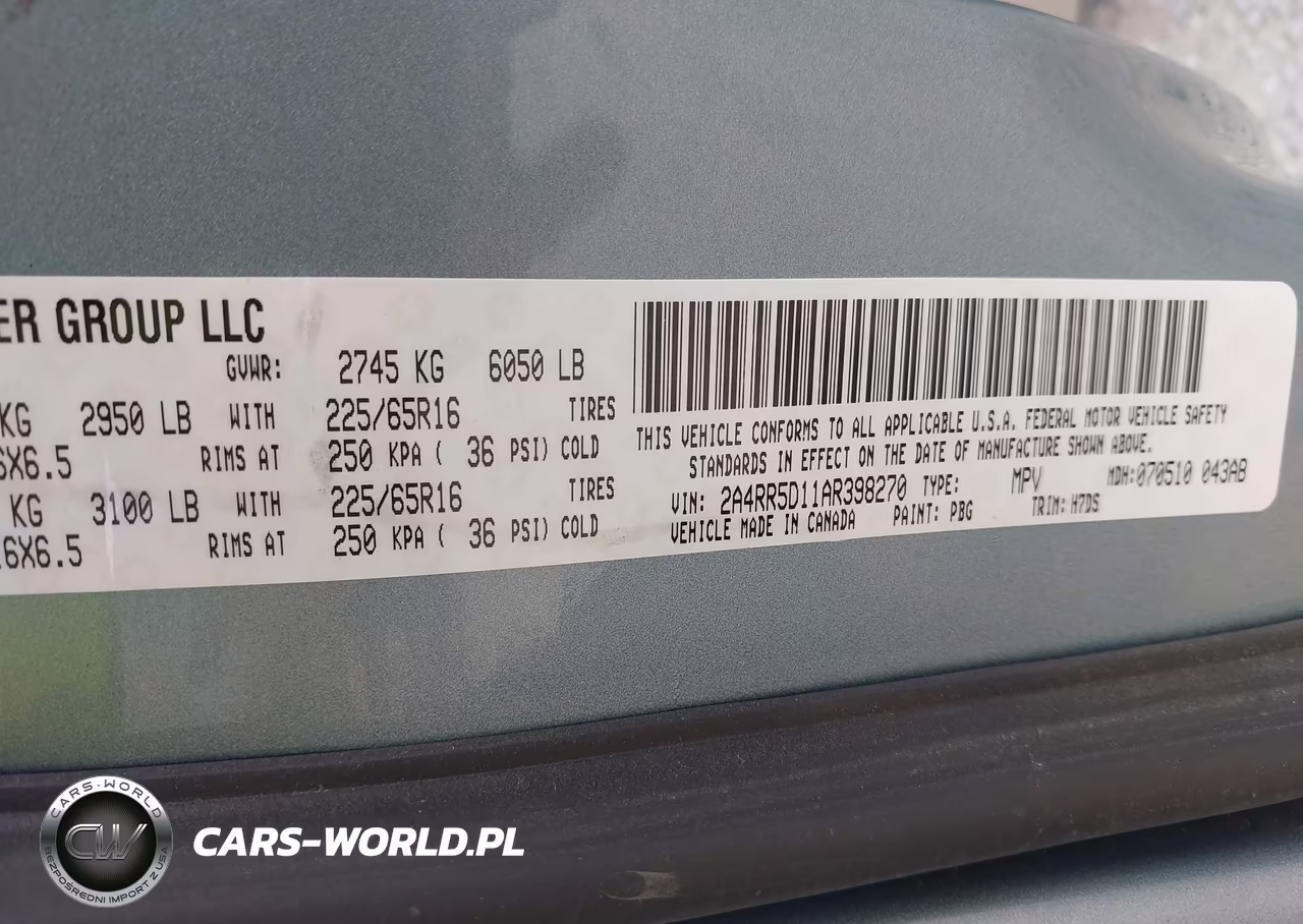 2010 Chrysler Town & Country Touring VIN:2A4RR5D11AR398270 - 9