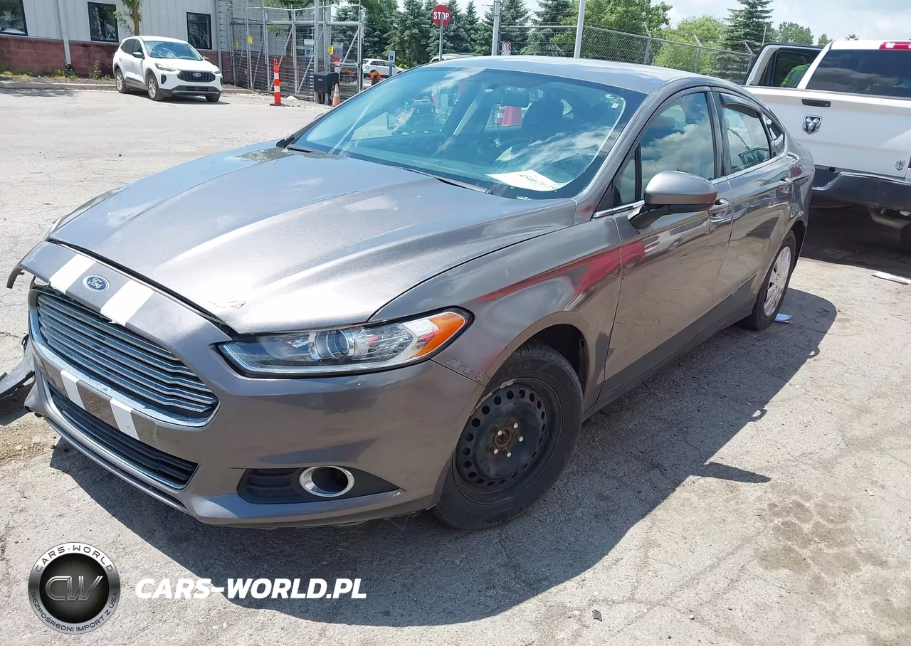 2014 Ford Fusion S VIN:3FA6P0G74ER118378 - 2