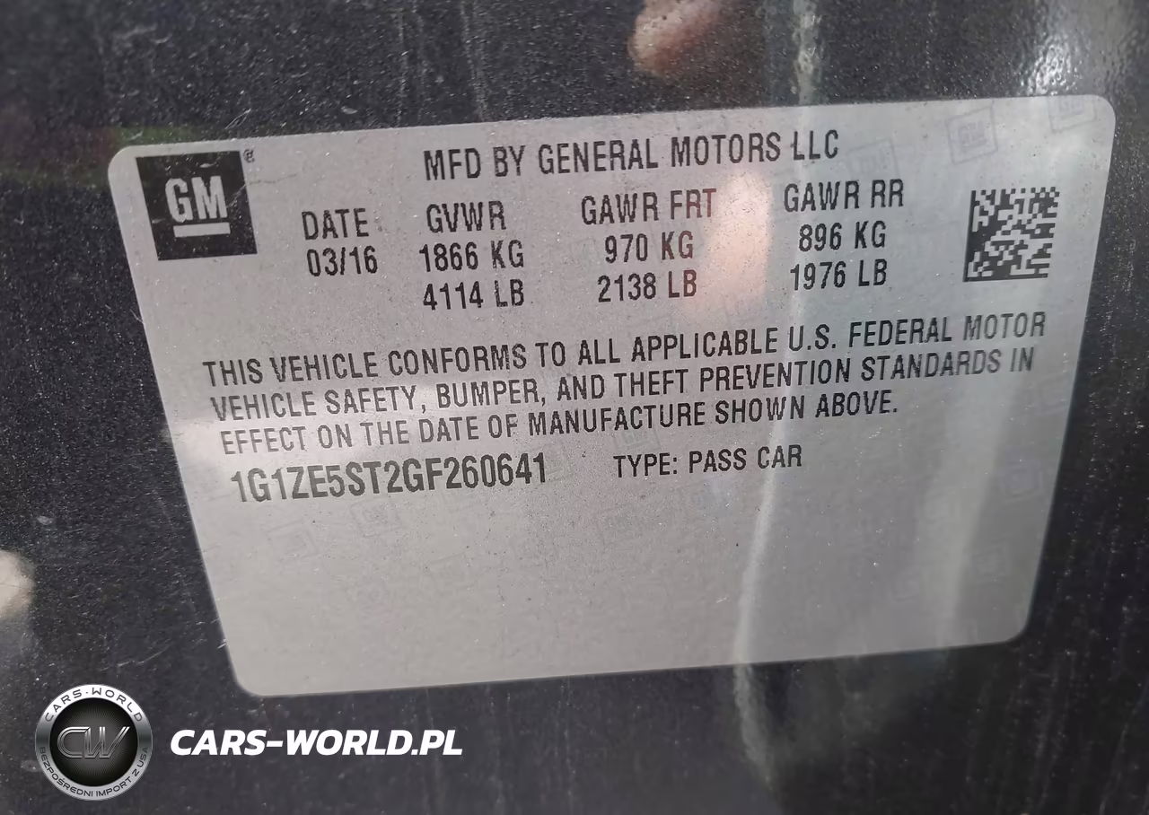 2016 Chevrolet Malibu 1Lt VIN:1G1ZE5ST2GF260641 - 9