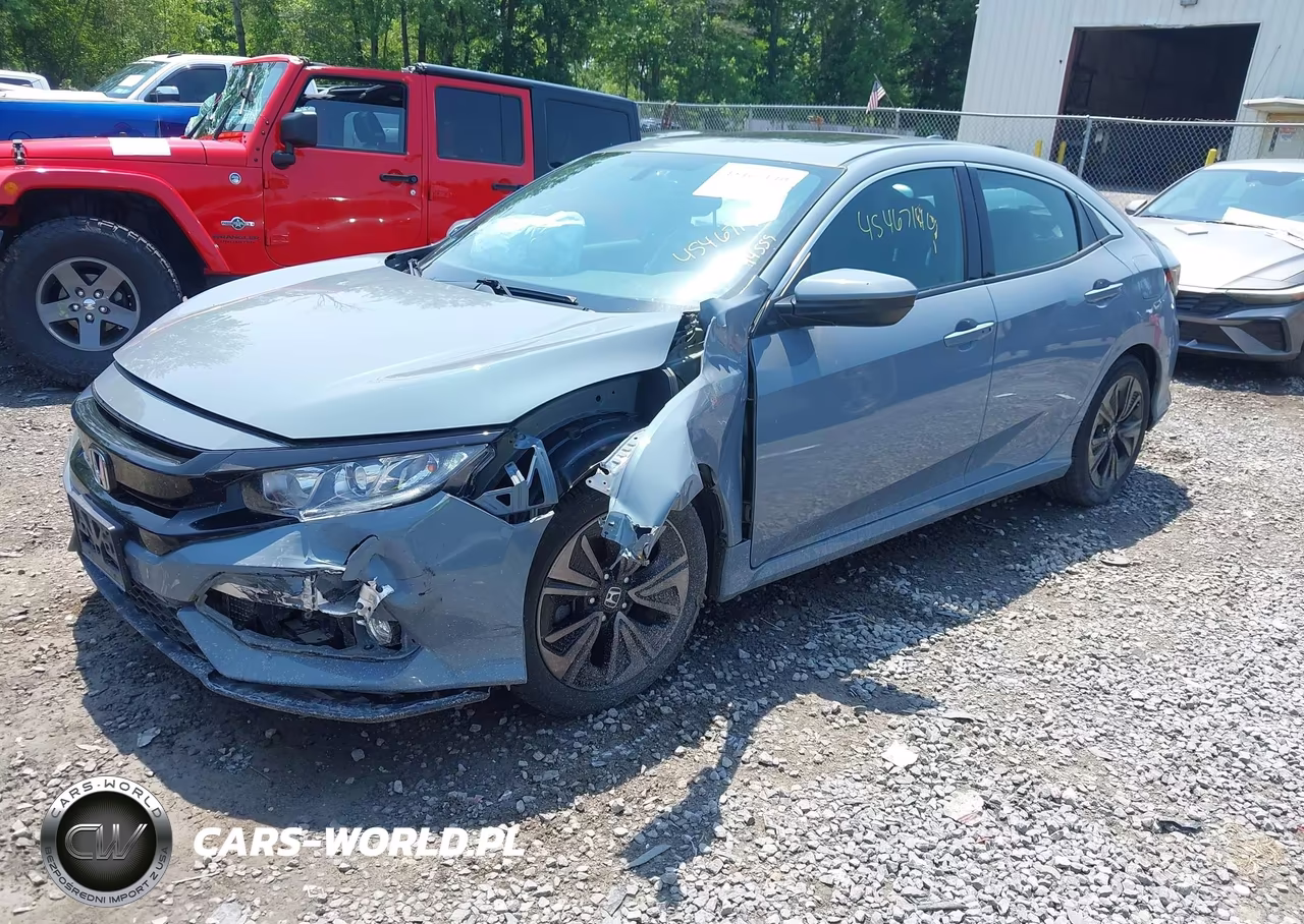 2017 Honda Civic Ex-L VIN:SHHFK7H77HU201078 - 2