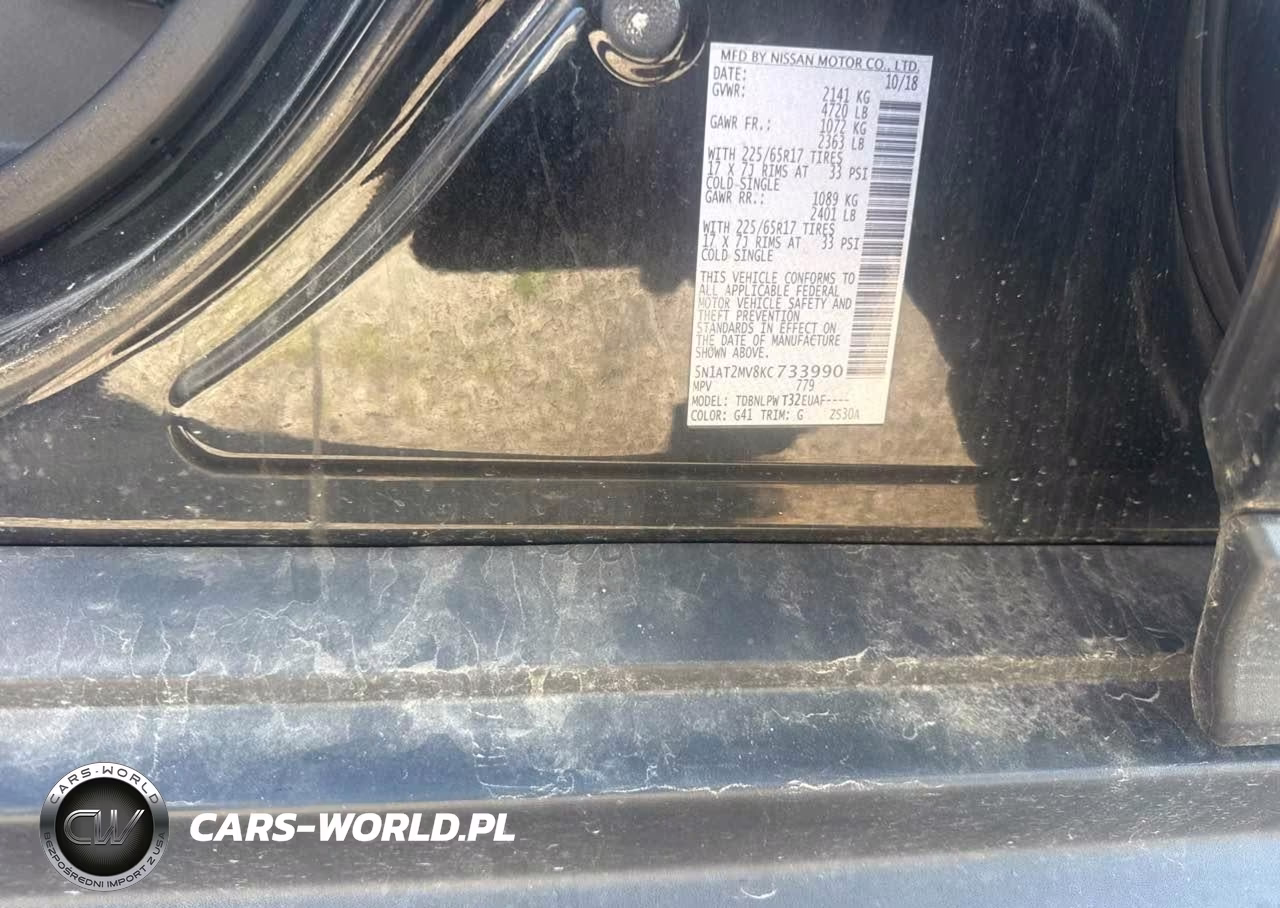 2019 Nissan Rogue S VIN:5N1AT2MV8KC733990 - 9