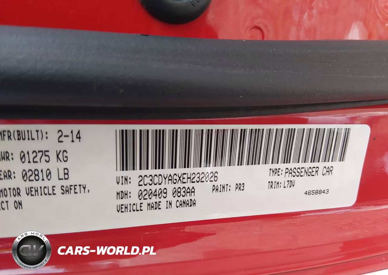 2014 Dodge Challenger Sxt VIN:2C3CDYAGXEH232026 - 9