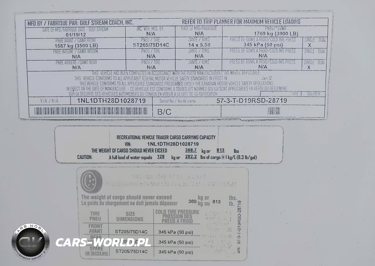 2013 Gulf Stream Visa VIN:1NL1DTH28D1028719 - 9