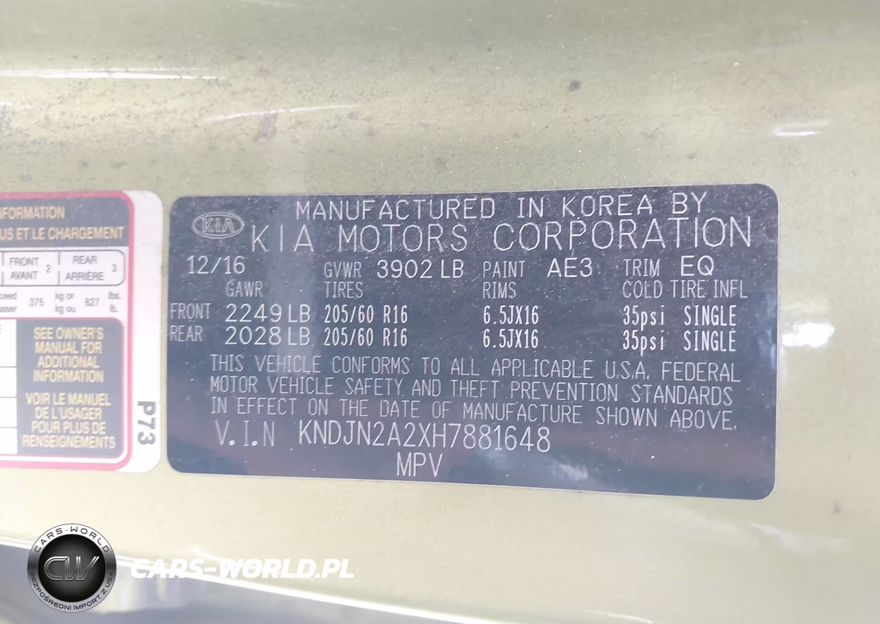 2017 Kia Soul VIN:KNDJN2A2XH7881648 - 9