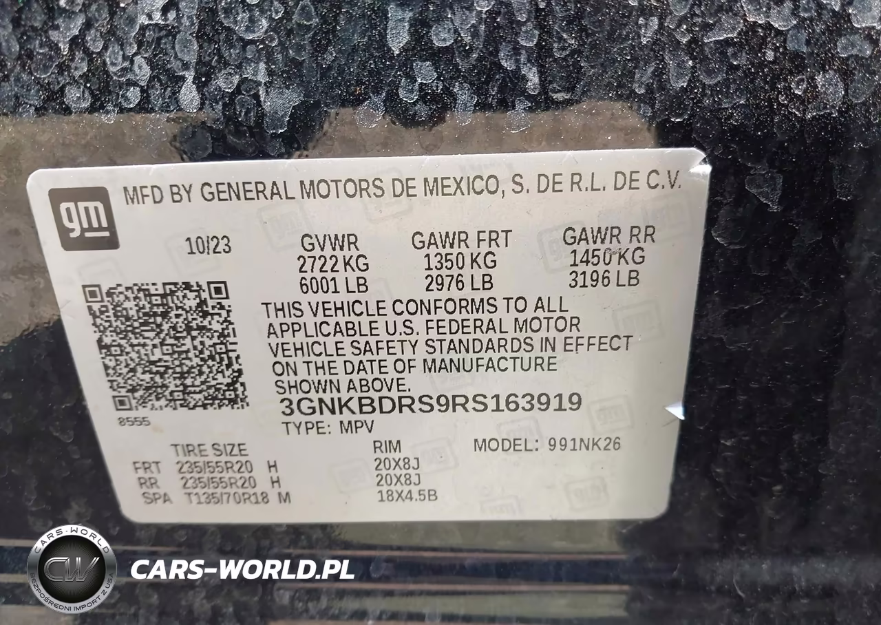 2024 Chevrolet Blazer Fwd 3Lt VIN:3GNKBDRS9RS163919 - 9