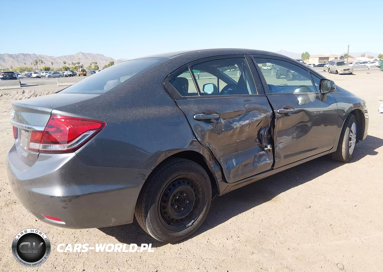 2013 Honda Civic Lx VIN:2HGFB2F52DH594693 - 4