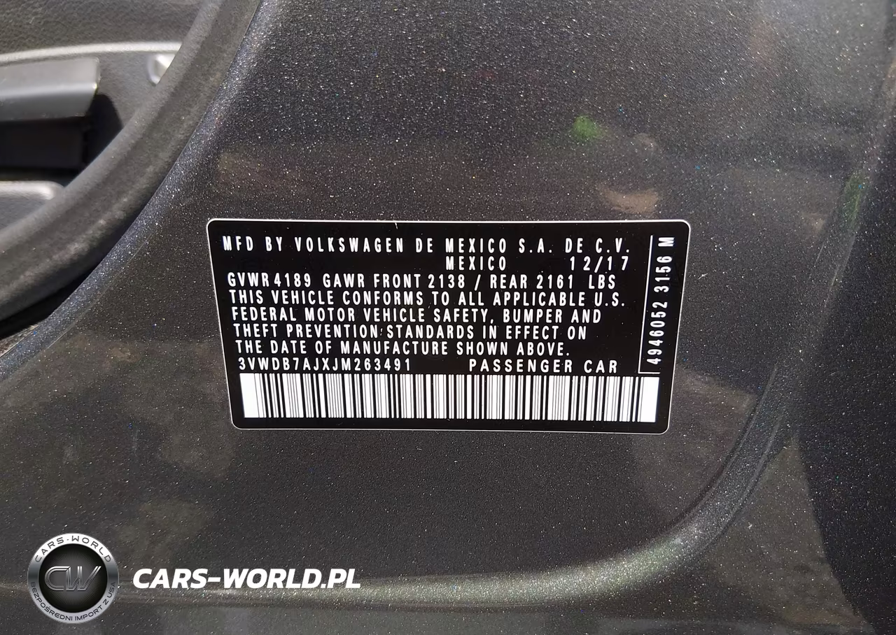 2018 Volkswagen Jetta 1.4T Se-1.4T Wolfsburg Edition VIN:3VWDB7AJXJM263491 - 9