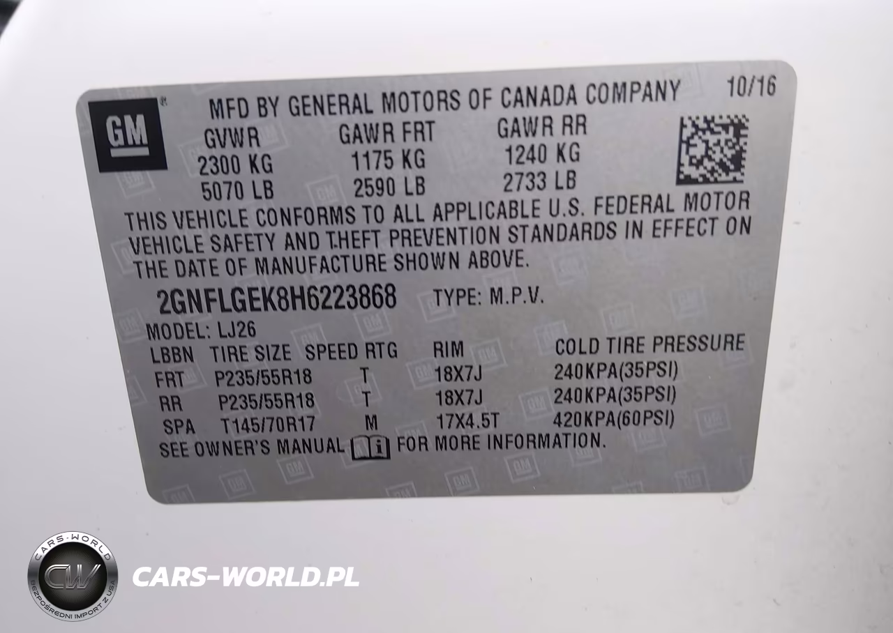 2017 Chevrolet Equinox Premier VIN:2GNFLGEK8H6223868 - 9