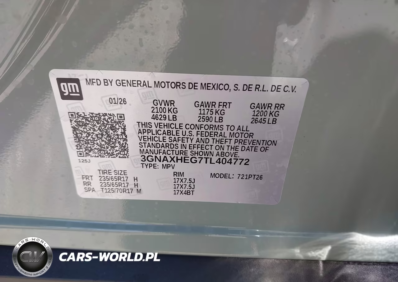 2026 Chevrolet Equinox Fwd Lt VIN:3GNAXHEG7TL404772 - 9