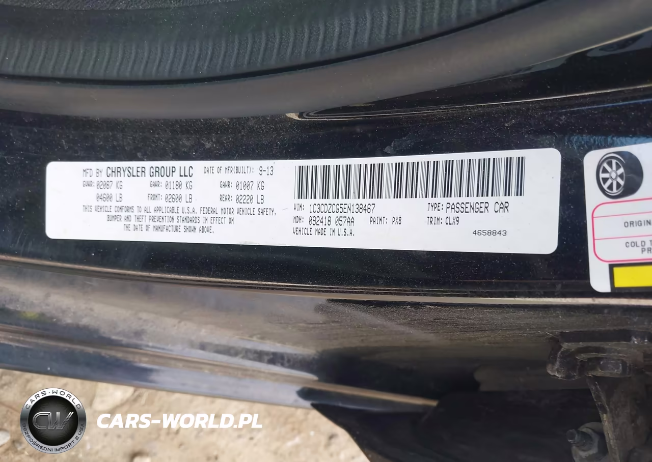 2014 Dodge Avenger Sxt VIN:1C3CDZCG5EN138467 - 9